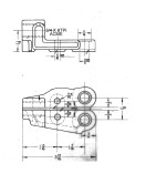 hercus 9 or 260 imperial half nuts (clasp nuts)--part Nos.5H606. 27