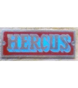 New Hercus lathe nameplate---part No.371a