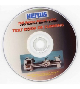 DVD of the Hercus 260 text book of turning, plus extras--part No.dvd-01