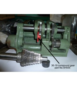 New hercus 260 gearbox-compound idler-metric- lefthand handle gear--part No.5H555