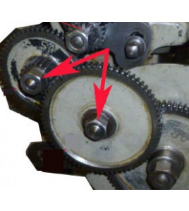 New nut for Hercus 9 or 260 idler gear bolt---part No.5H588, 111a