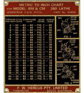 hercus 63/64 compound gear