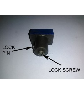 NEW Hercus 260 or 9 lathe cross slide nut locking screw and pin--part 5h727, 5h728, 22a, 22b 