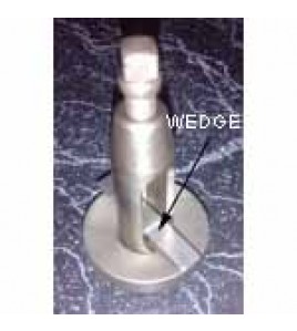 Hercus lantern toolpost wedge, half moon--part No.5H795, 54 