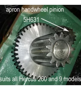 NEW hercus handwheel pinion gear--part Nos.5H631, 47