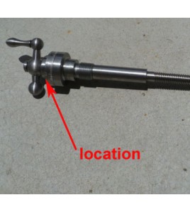 NEW Hercus lathe grub screw and pad for graduated cross slide dial---part Nos.5H739, 5H738