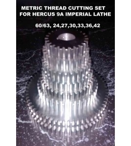 HERCUS 9a IMPERIAL to METRIC CONVERSION GEARS--part No.imset