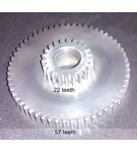 New hercus cross feed drive and pinion gears--part Nos.392, 393, 5H671, 5H672