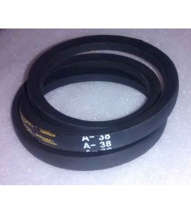 NEW hercus 9 motor A38 v belt, standard speed P pattern drive--part No.M141