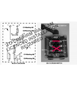 motor forward- reverse switch--part No.QS-15