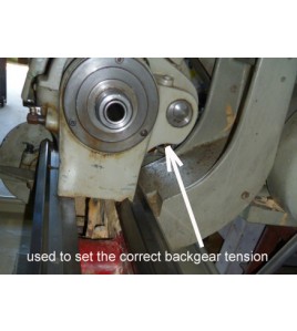 Hercus 9 and 260 back gear tension spring and plug--part Nos. 81, 81a, 5H139, 5H140