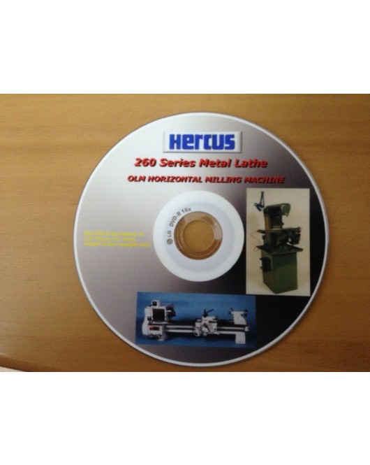 GENUINE HERCUS DVD ON HOW TO OPERATE HERCUS 260 LATHE AND OLM MILLING MACHINE--part No.dvd-07
